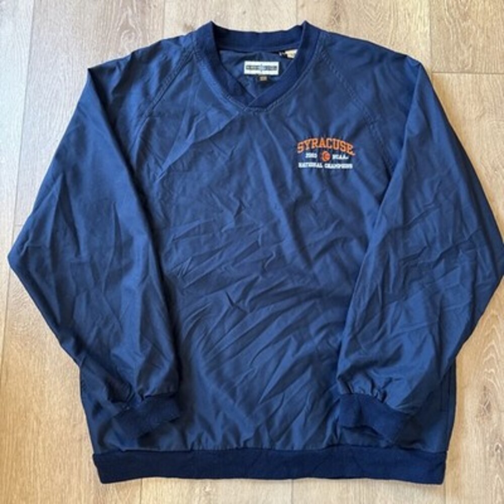 Vintage Syracuse Nylon Windbreaker 2003 NCAA National Champions Size M‎ EUC